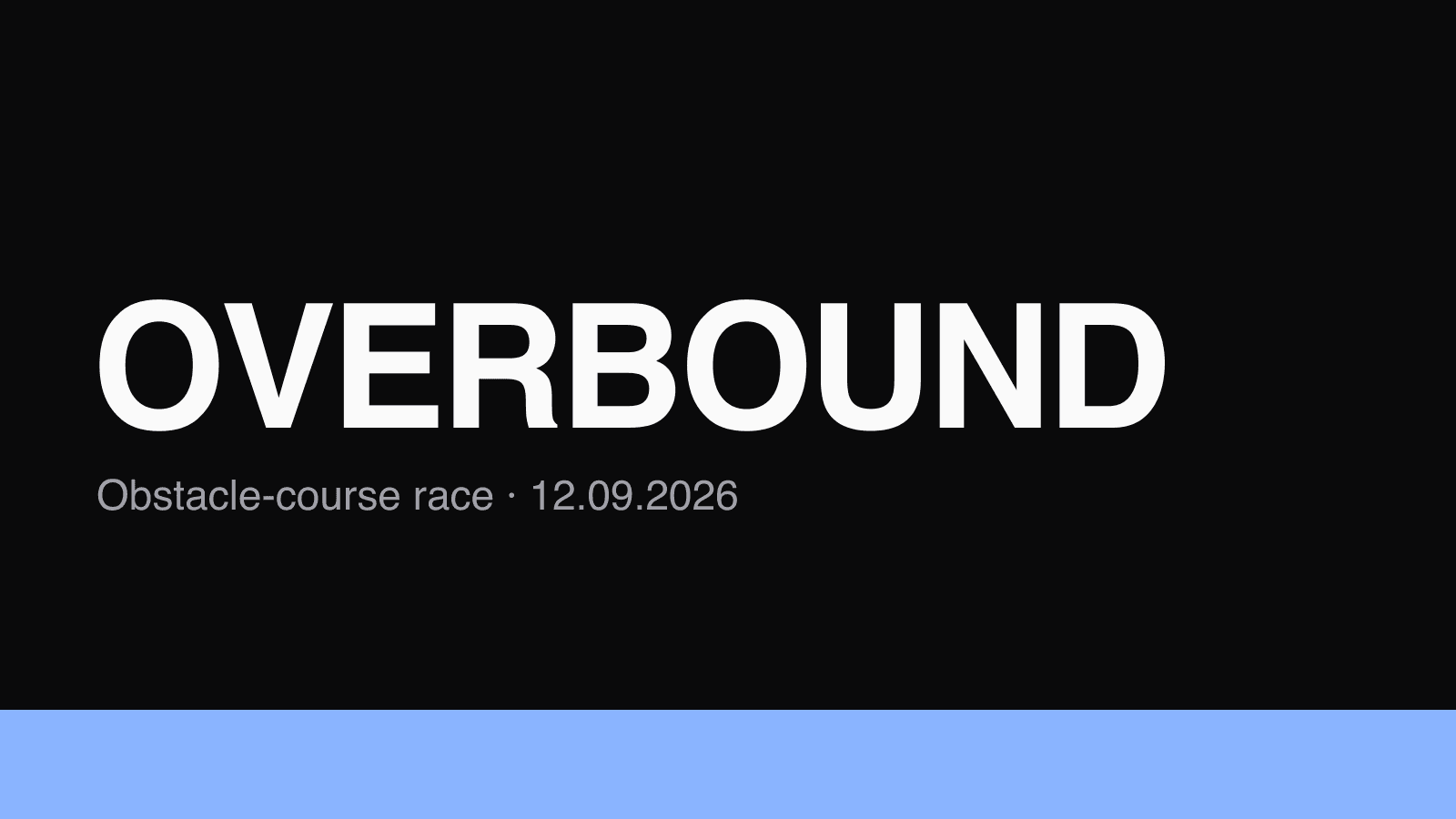 Couverture d'Overbound